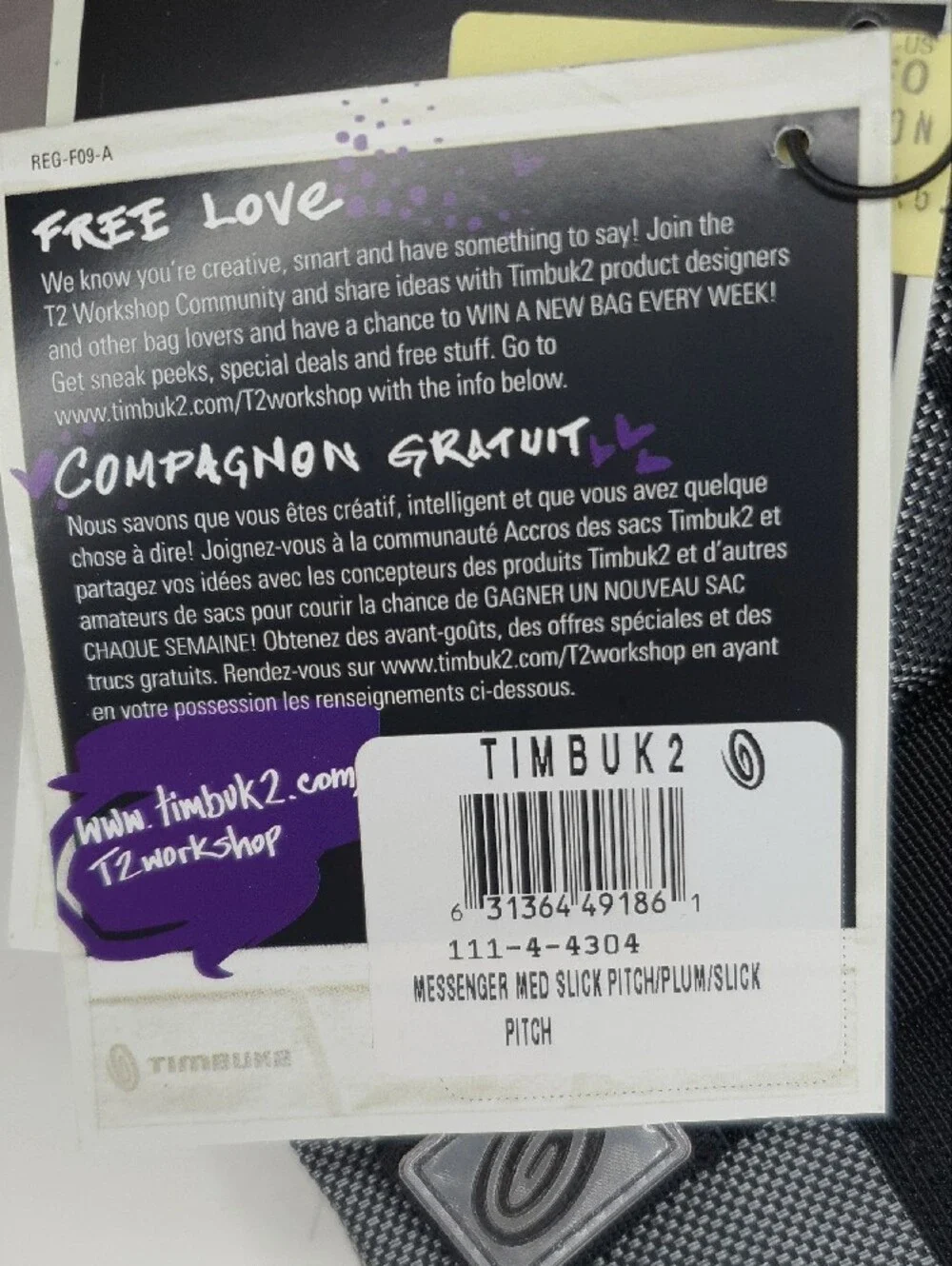 Limited Edition Timbuk2 Gray/Maroon Medium Messenger Bag